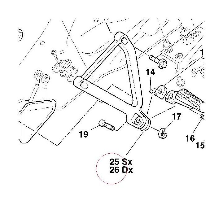 Rear right plate 82410321A