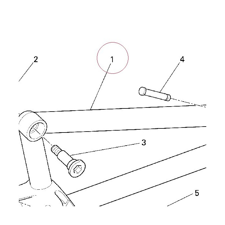 Bracket, footrest left 82411211CB