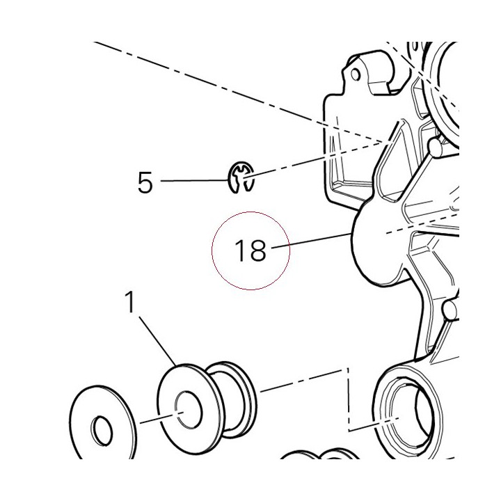 Left foot peg holder plate 82411791A