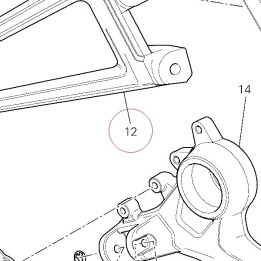 Rear right plate 82411801A
