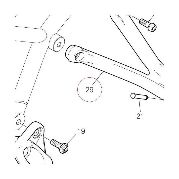 Rear left plate 82412772AB