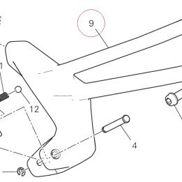 Rear right plate 82413131AB
