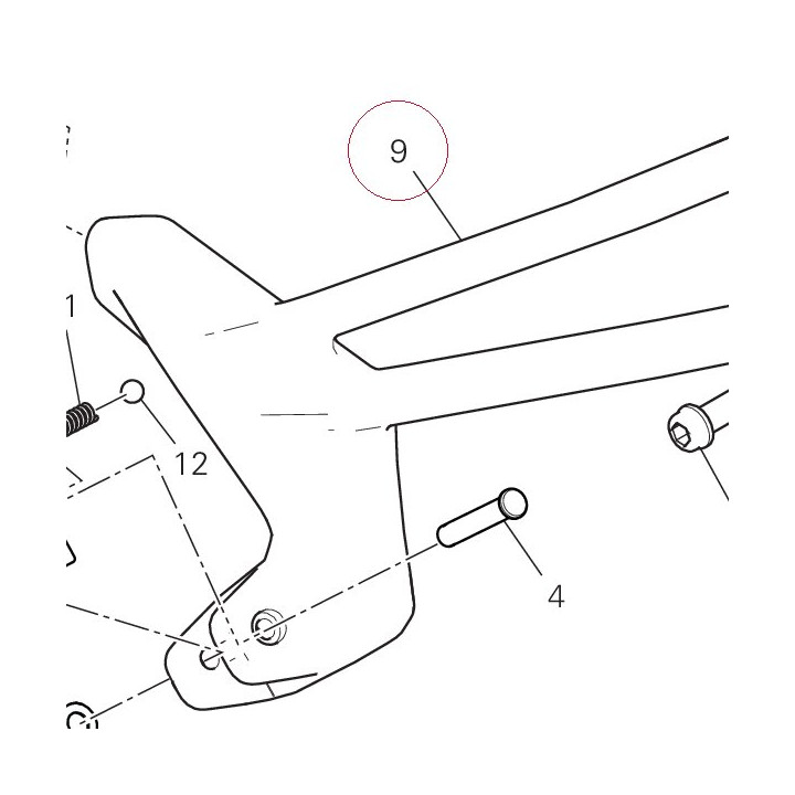 Rear right plate 82413131BB