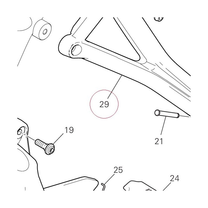 Rear left plate 82413231AB