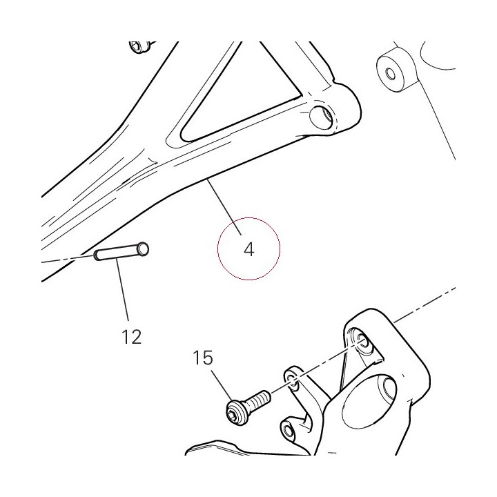 Rear right plate 82413241AB