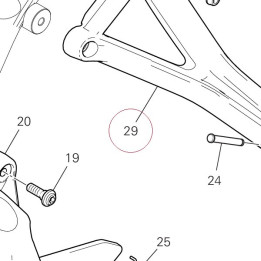 Rear left plate 82413251AB