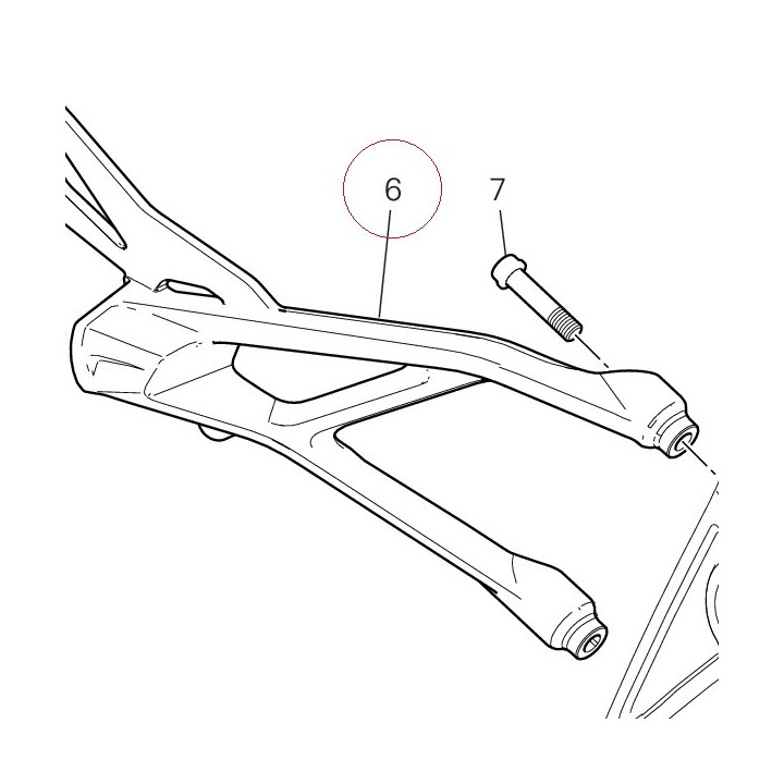 Rear right plate 82413751AB