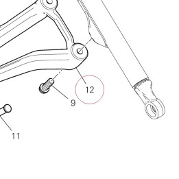 Rear right plate 82413922BA