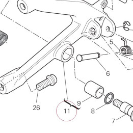 Front left plate 82421862AA