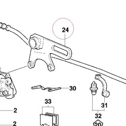 Bracket, rear caliper 82510051A
