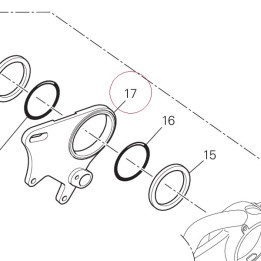 Bracket, rear caliper 82510331A