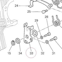 Stopper plate 82610091A
