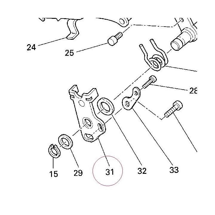 Stopper plate 82610301A