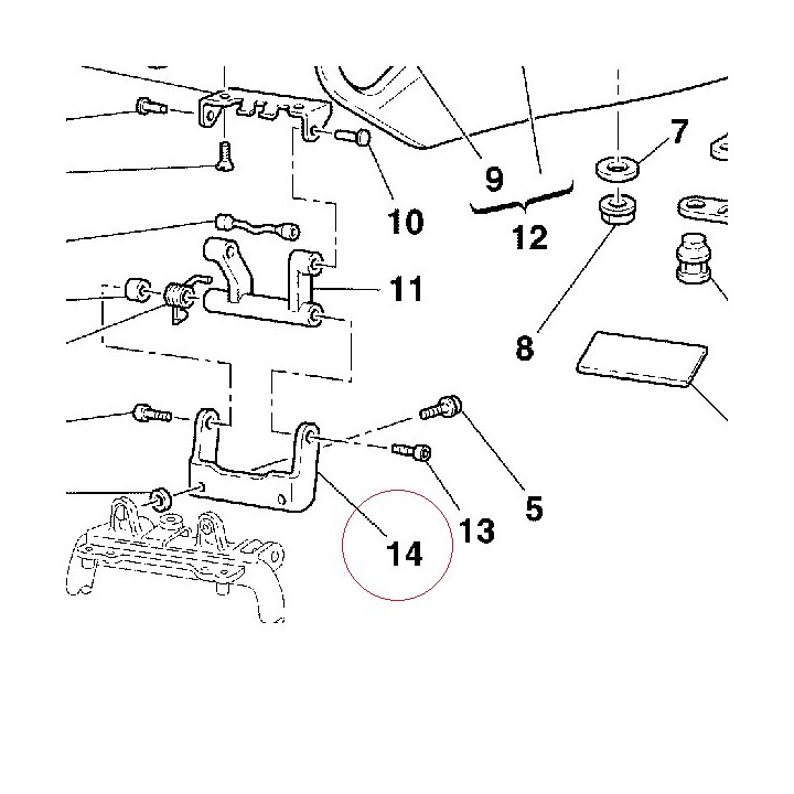 Bracket 82710851A