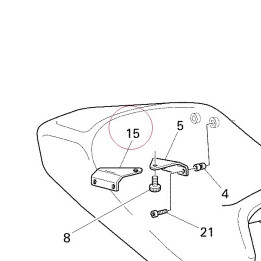 Bracket, seat right 82710961B