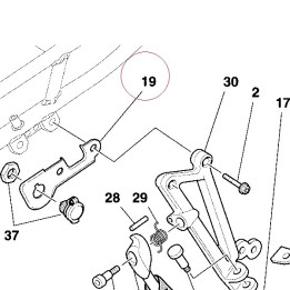 Bracket, socket, low voltage 82711921A