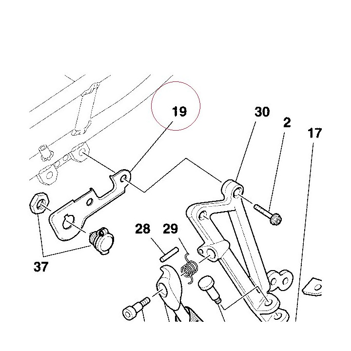 Bracket, socket, low voltage 82711921A