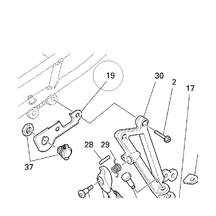 Bracket, socket, low voltage 82711921B