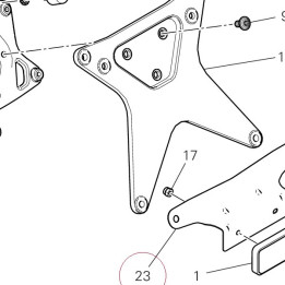 Bracket, reflector 82712981B