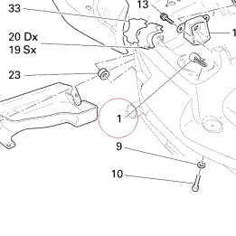 Right plate 82713081A