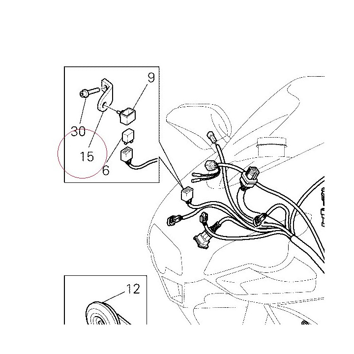 Bracket, relay 82714301A