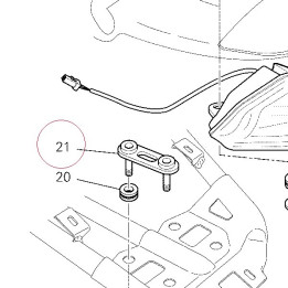Bracket, silencer 82714311A
