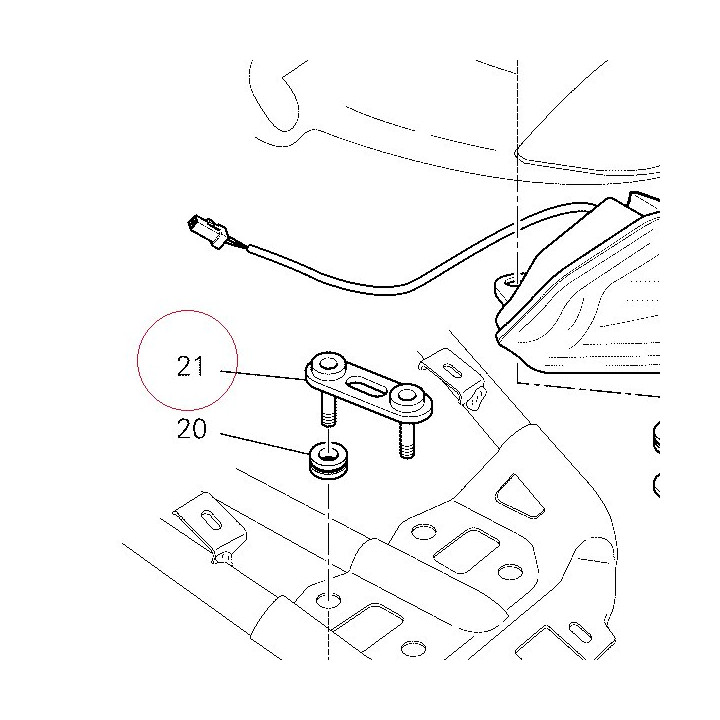 Bracket, silencer 82714311A