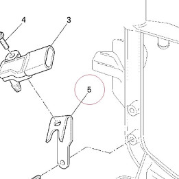 Bracket sensor pressure 82714321A
