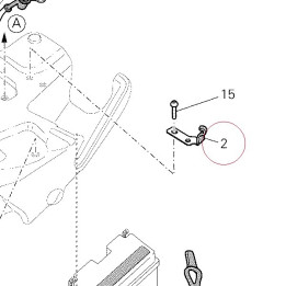Bracket, upper 82714921A