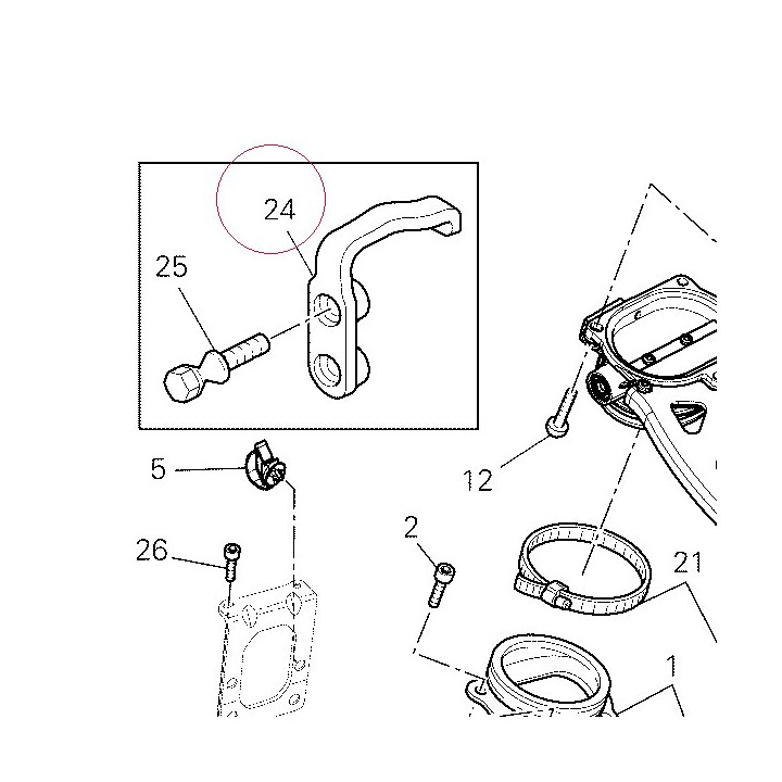 Plate, reduced output 82714971A