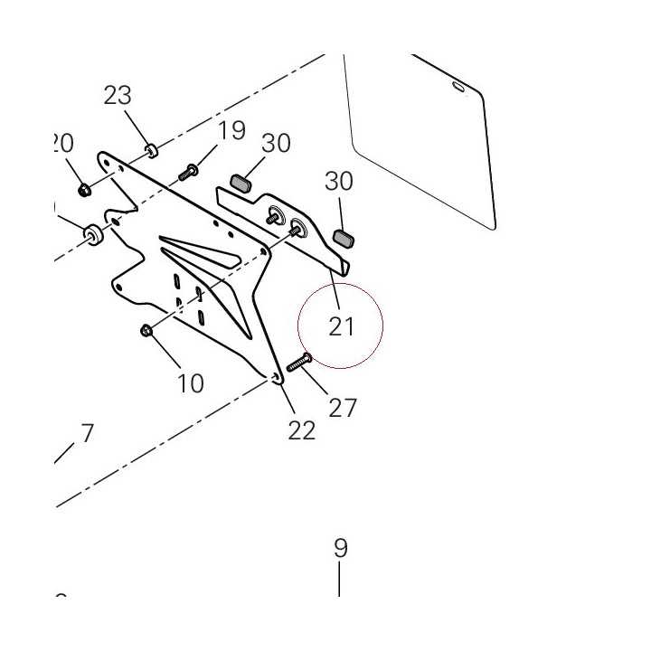 Lower holder 82716911AA