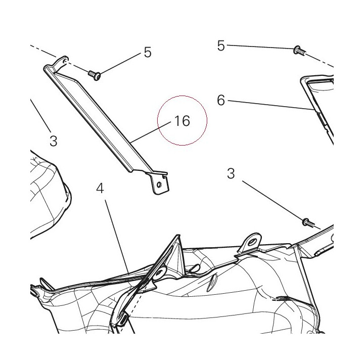 Right bracket 82717061A