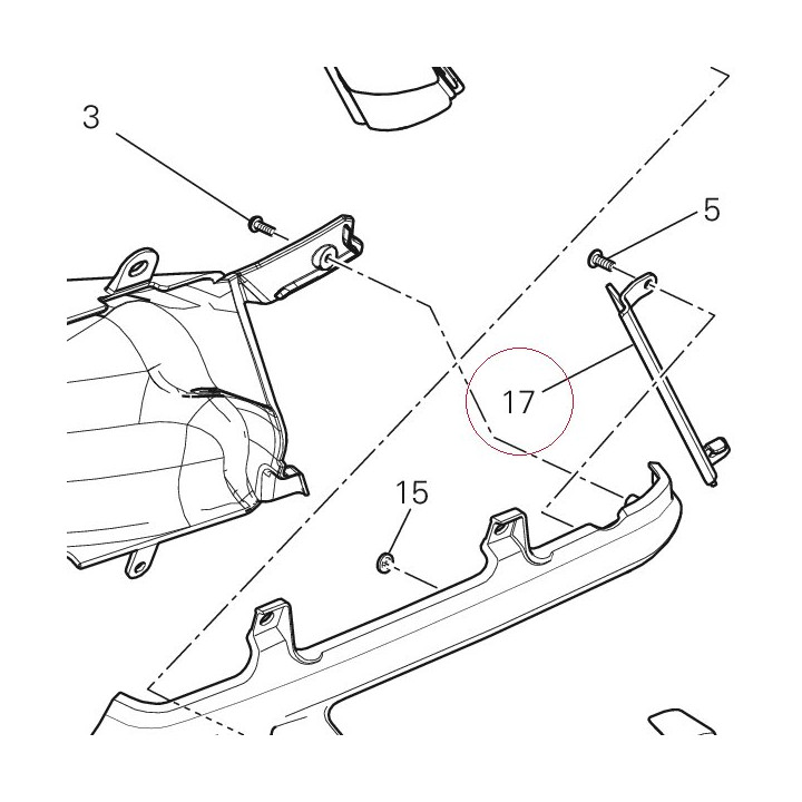 Left bracket 82717071A