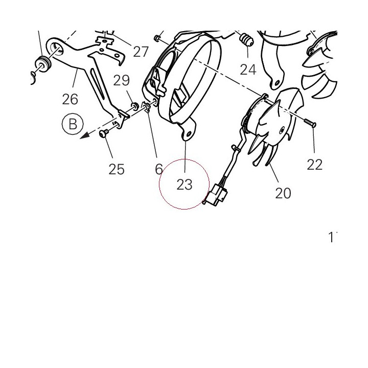 Bracket electric fan 82718791AA