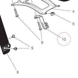Bracket, brake hose 8271F301BA