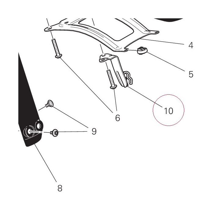 Bracket, brake hose 8271F301BA