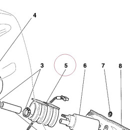 Fuel pump holder 82910212A