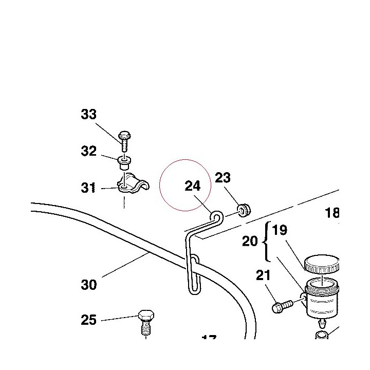 Guide, cable 82910733A