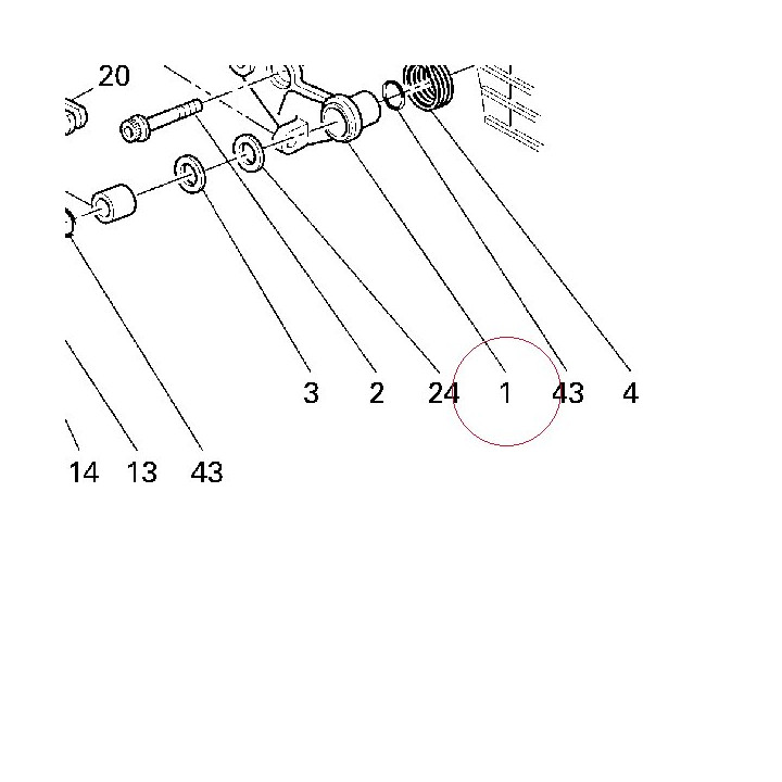 Bracket, rear master cylinder 82910781A