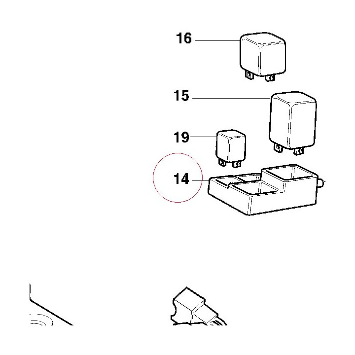 Bracket, relay 82910941D