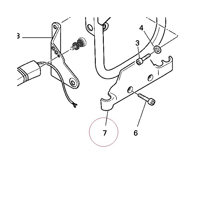 Bracket, headlight 82910991D