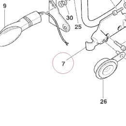 Bracket, headlight 82910991E