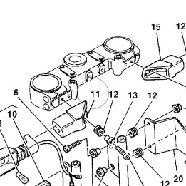 Bracket, right flasher light 82911001A