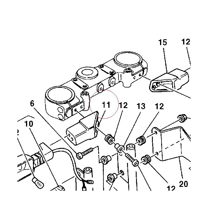 Bracket, right flasher light 82911001A