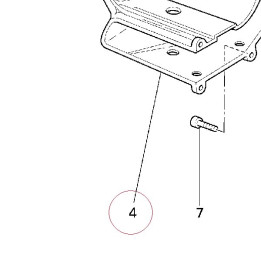 Bracket, headlight right 82911672AB