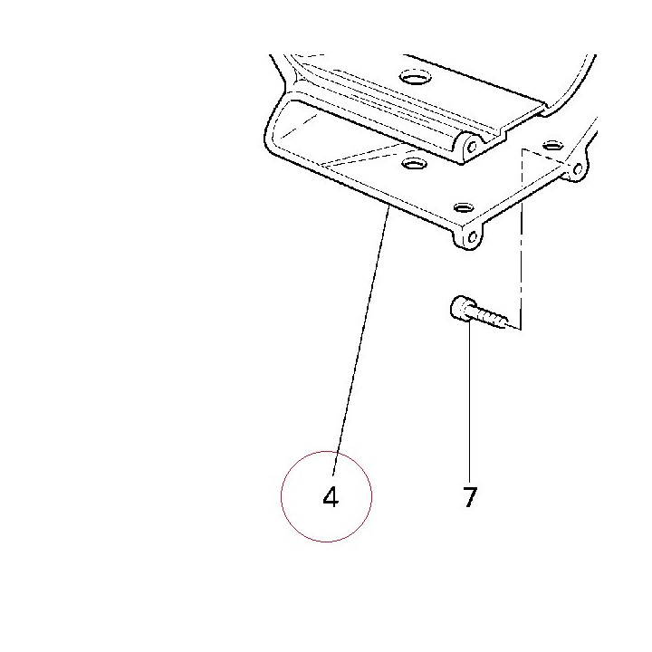 Bracket, headlight right 82911672AB