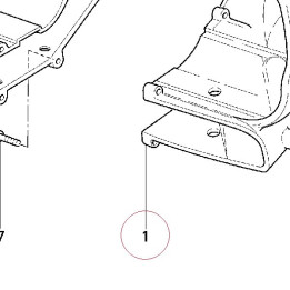Bracket, headlight left 82911681AB
