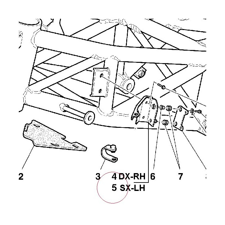 Right holder 82911691A