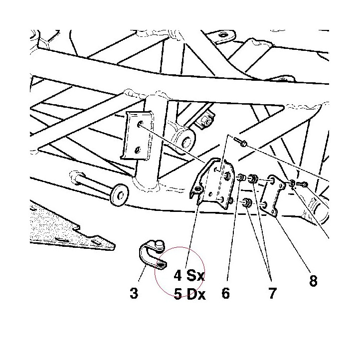 Left holder 82911701A