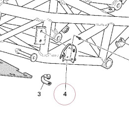 Bracket, engine mounting left 82911701AB